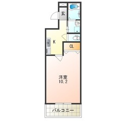 杉本町駅 徒歩6分 1階の物件間取画像